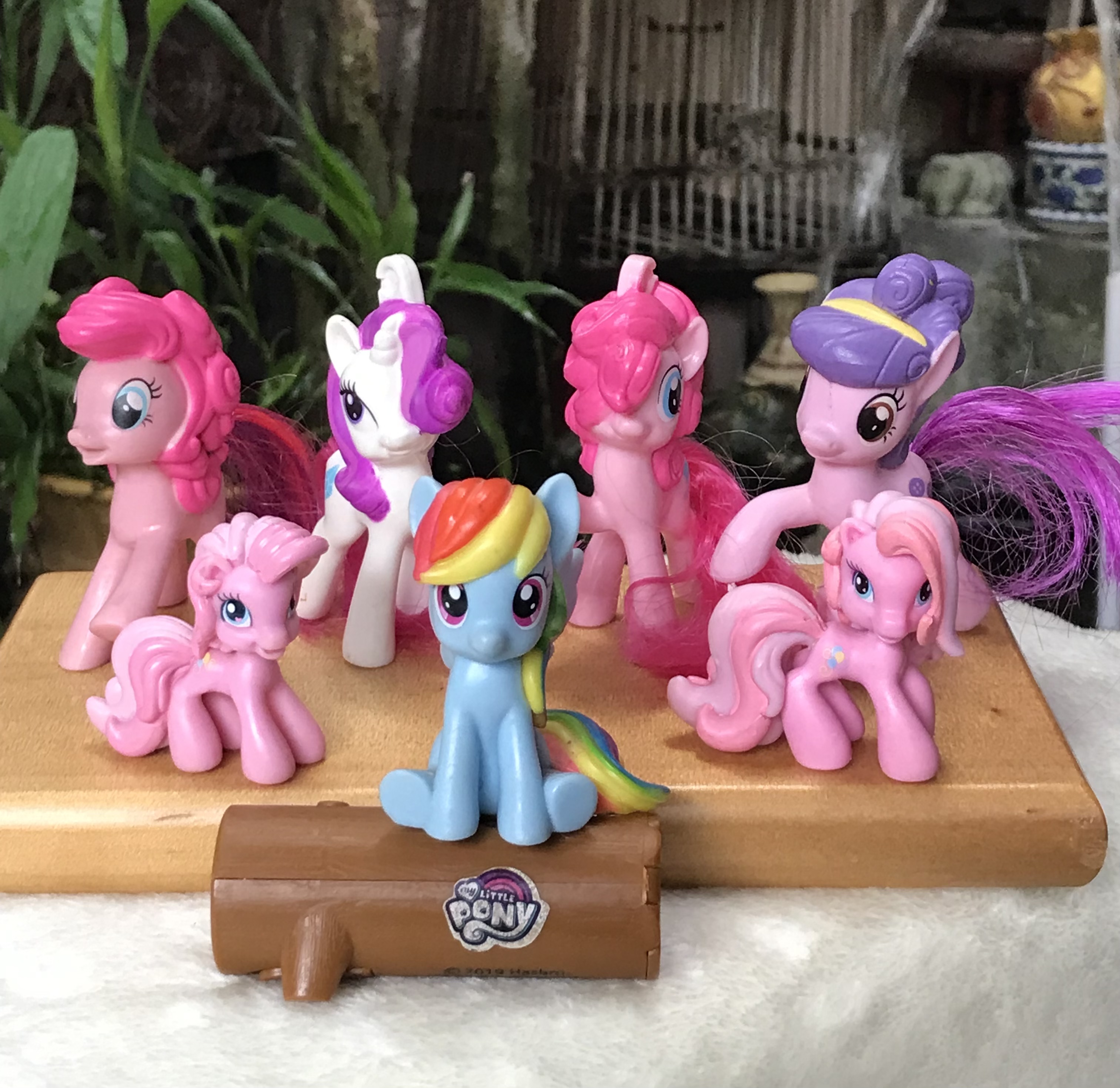 ￼7 ชิ้น เซตโมเดลม้าโพนี่ Set of model my little pony ใต้เท้ามีปั๊มเลขโค๊ด และปั๊ม pony