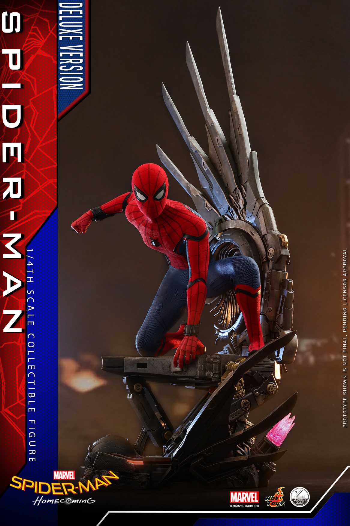 "Pre-Order" Hot Toys Spider-Man: Homecoming - 1/4th scale Spider-Man Collectible Figure (Deluxe Version)