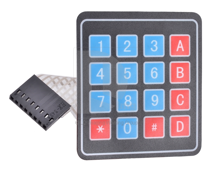 Membrane 4x4 Matrix Keypad