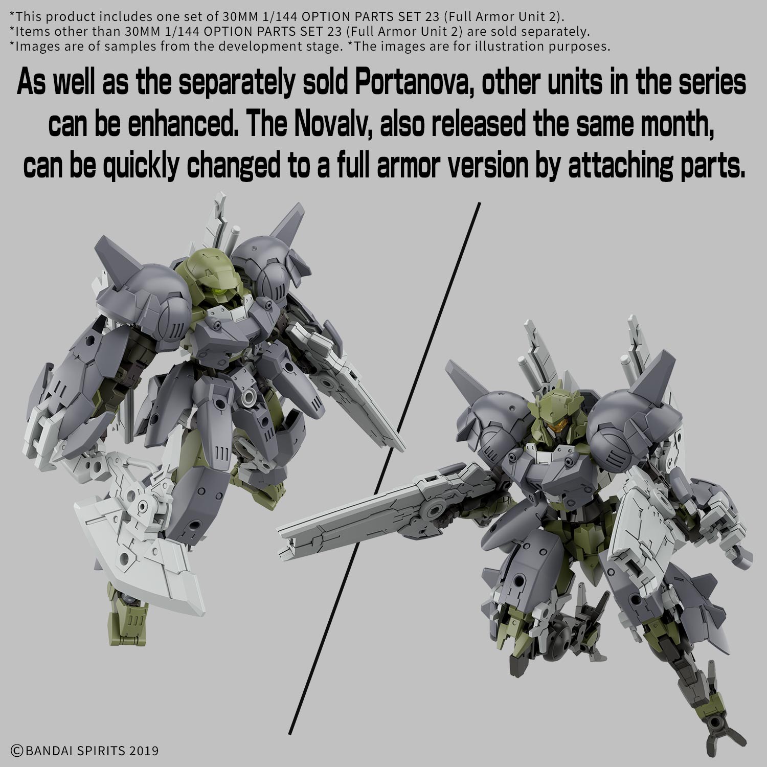"Pre-Order" 30MM 1/144 Option Parts Set 23 (Full Armor Unit 2)