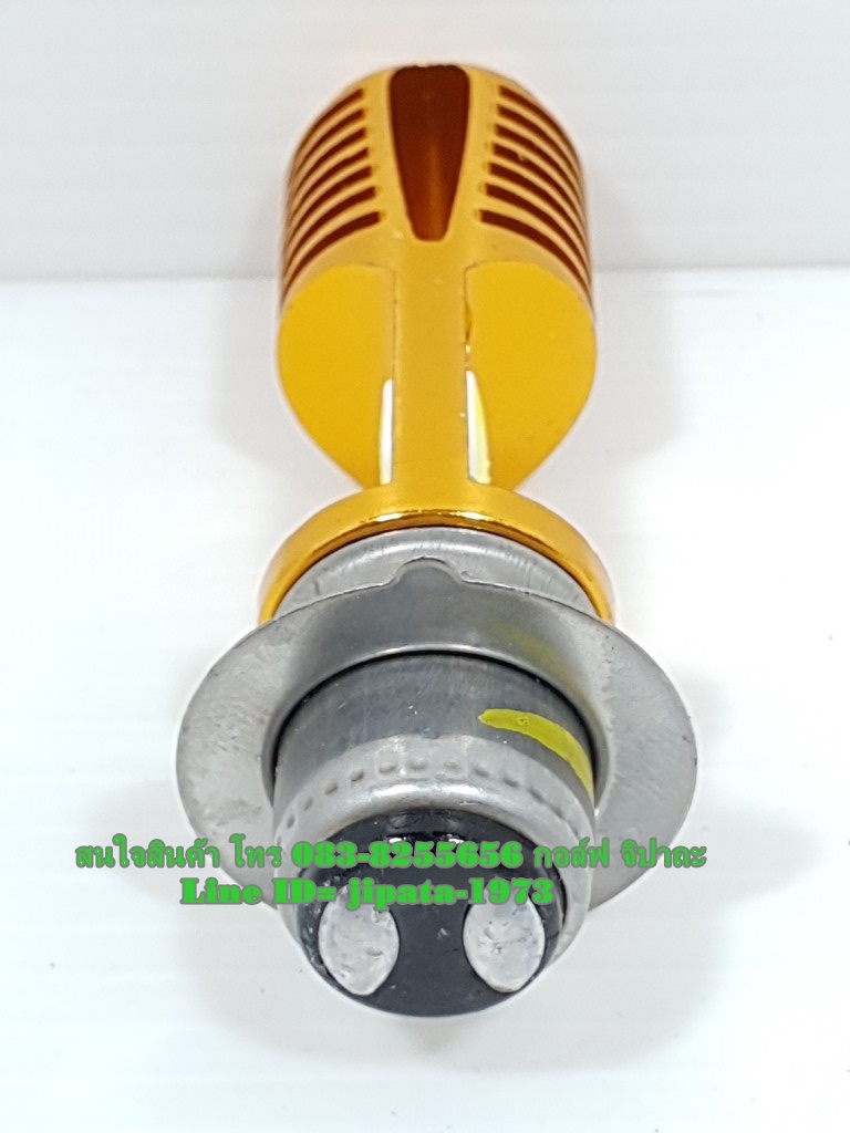 (wave) หลอดไฟหน้า LED แป้นเล็ก (T19/M5) ระบบ AC ไม่ต้องต่อไฟแบต