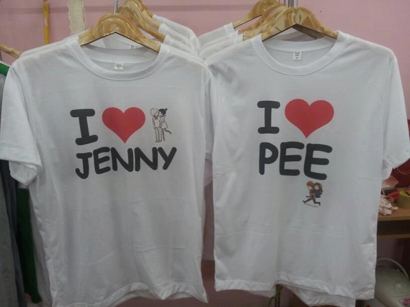 เสื้อยืดผ้า TK พิมพ์ลาย สวยมาก ติดทนนาน ไม่หยุดลอก
