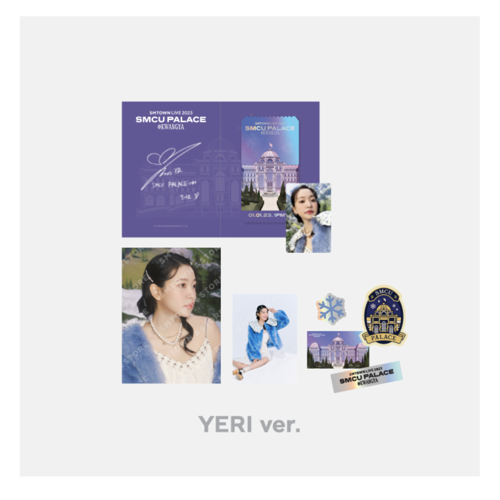 Red Velvet - SMTOWN LIVE 2023 : SMCU PALACE @ KWANGYA OFFICIAL MD - Special AR Ticket Set แบบ Yeri