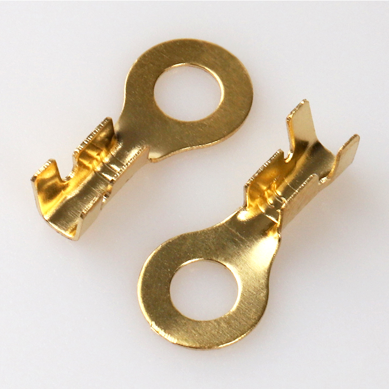 หางปลาทองเหลืองกลม รูใน 4mm