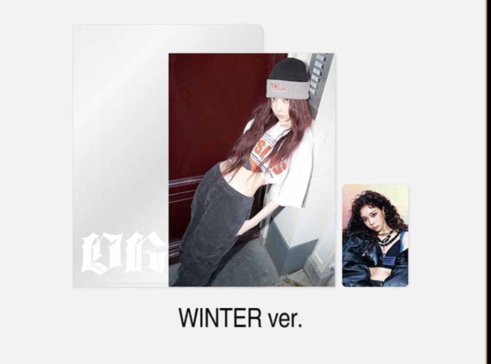 aespa - aespa 'Dirty Work'ALBUM MD รอบ PRE-ORDER. -POSTCARD + HOLOGRAM PHOTO CARD SET - winter