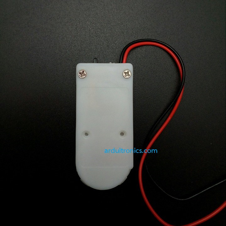 Battery Box รางถ่านกระดุม CR2032 สีขาว ใส่ได้ 2 ก้อน 6V (ก้อนละ 3V) พร้อมสวิตช์