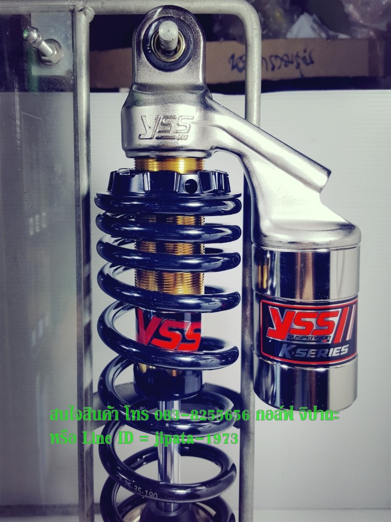 (Click,Mio) โช้คอัพหลังเดี่ยว YSS รุ่น K Series สำหรับ Honda Click,Scoopy i,Mio