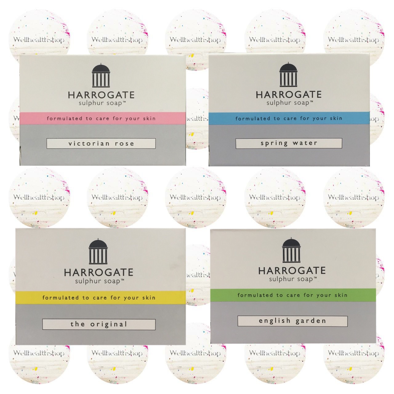 ราคาพิเศษ ราคาส่ง !!! สบู่ฮาโรเกต สบู่ซัลเฟอร์จากอังกฤษ Harrogate Sulphur Soap 50g