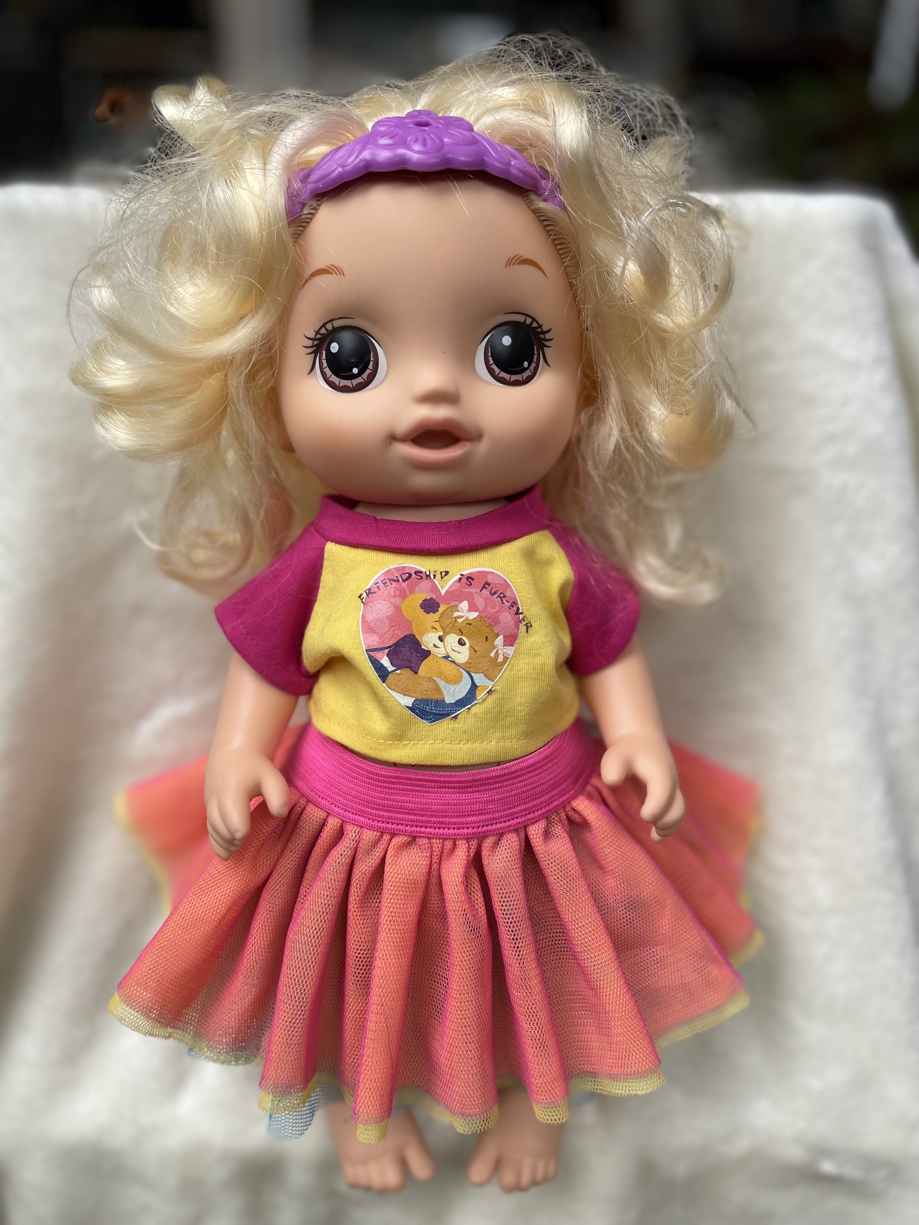 ตุ๊กตาเบบี้อไลฟ์ 12 นิ้ว Baby Alive ตุ๊กตาพูดได้ แขนขาขยับได้
