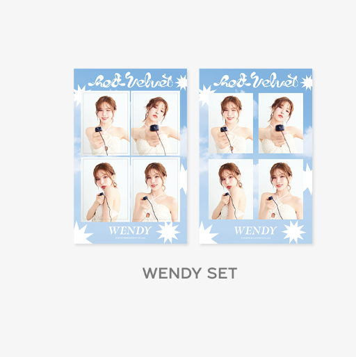 Red Velvet -2025 SM SEASON'S GREETINGS MD -4Cut Photo set - wendy