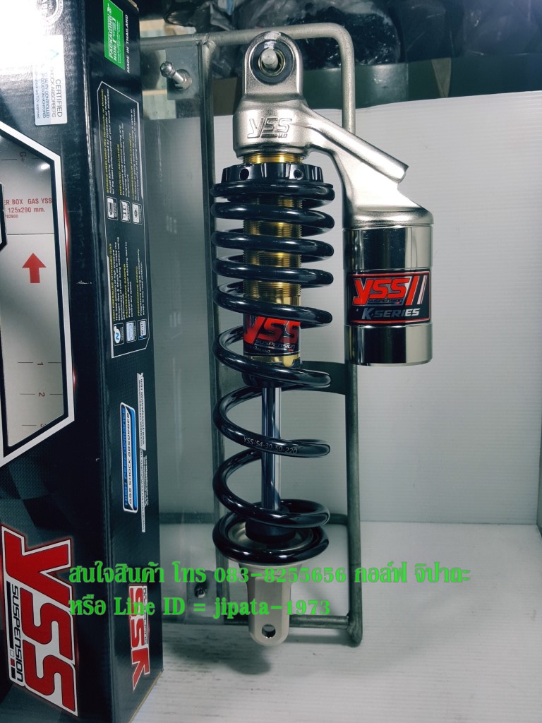 (Click 125 i) โช้คอัพหลังเดี่ยว YSS รุ่น K-Series สำหรับ Honda Click 125 i และ Honda Zoomer X และ Yamaha TTX