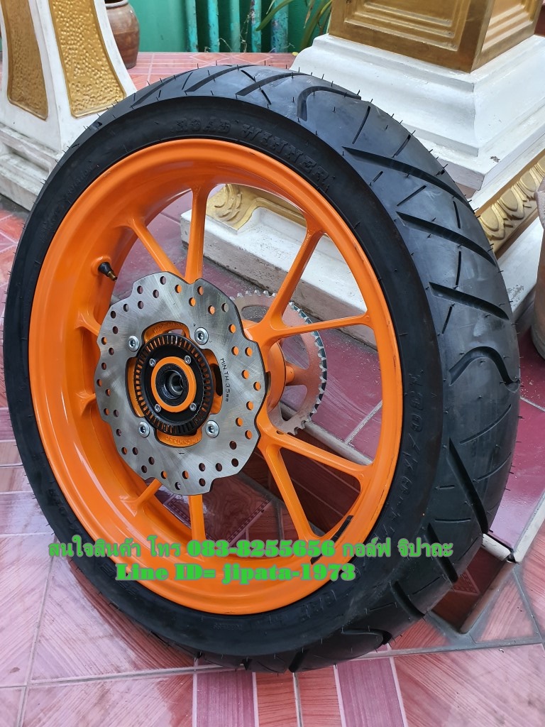 (CBR 150 i) ชุดวงล้อแม็กหลัง พร้อมยาง Hond CBR 150 i ปี 2019 แท้ (สินค้าตำหนิ)