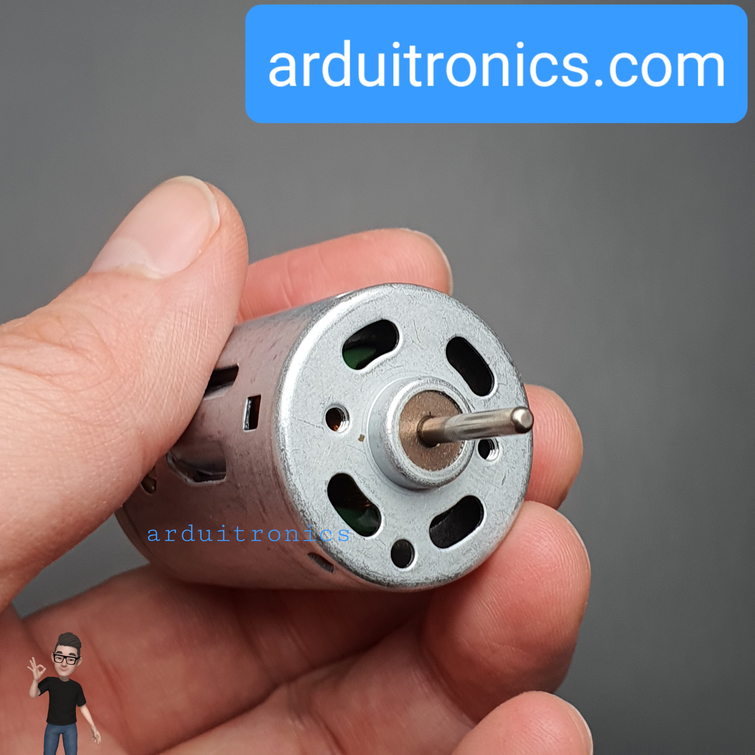 มอเตอร์ 385 DC Motor 12V (10,000 rpm)