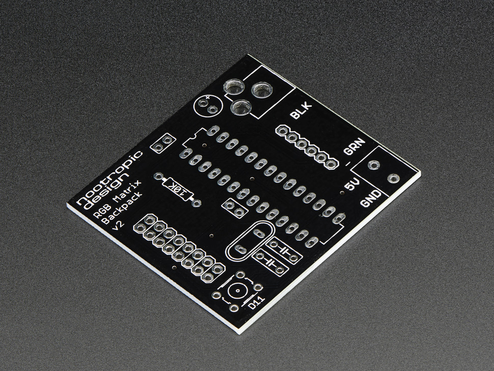 Nootropic RGB Matrix Backpack Kit for 32x32 & 16x32 Panel - V2 (by Adafruit)