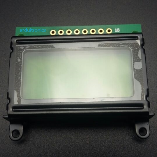 LCM0802C 5V 8x2 Character LCD 0802 (Yellow-Green with Backlight)