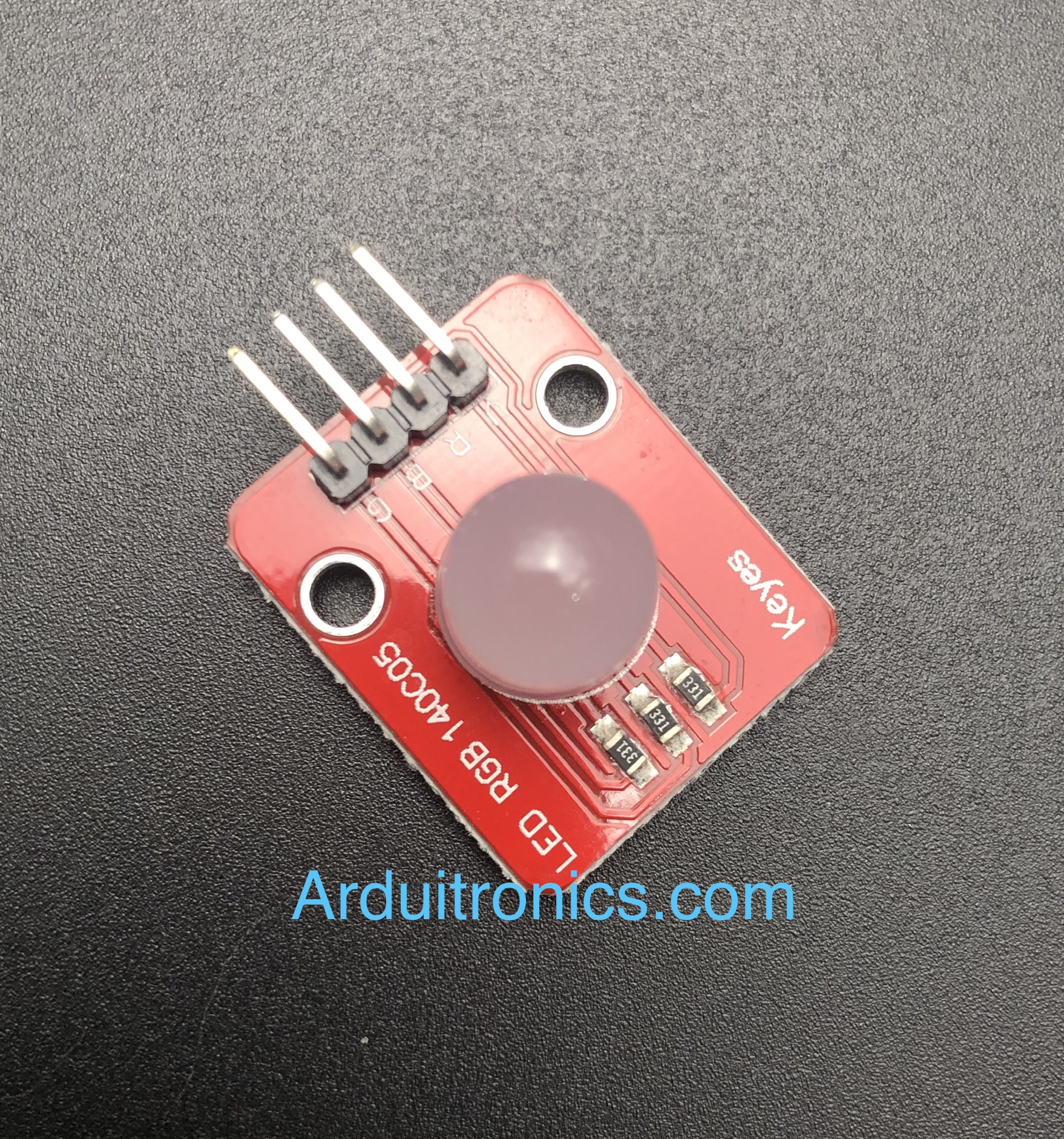 RGB LED 10mm Module PCB แดง
