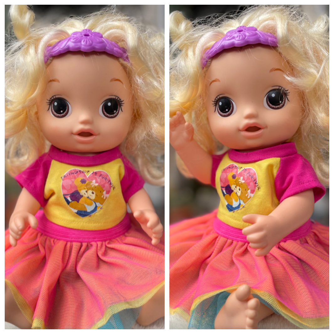 ตุ๊กตาเบบี้อไลฟ์ 12 นิ้ว Baby Alive ตุ๊กตาพูดได้ แขนขาขยับได้
