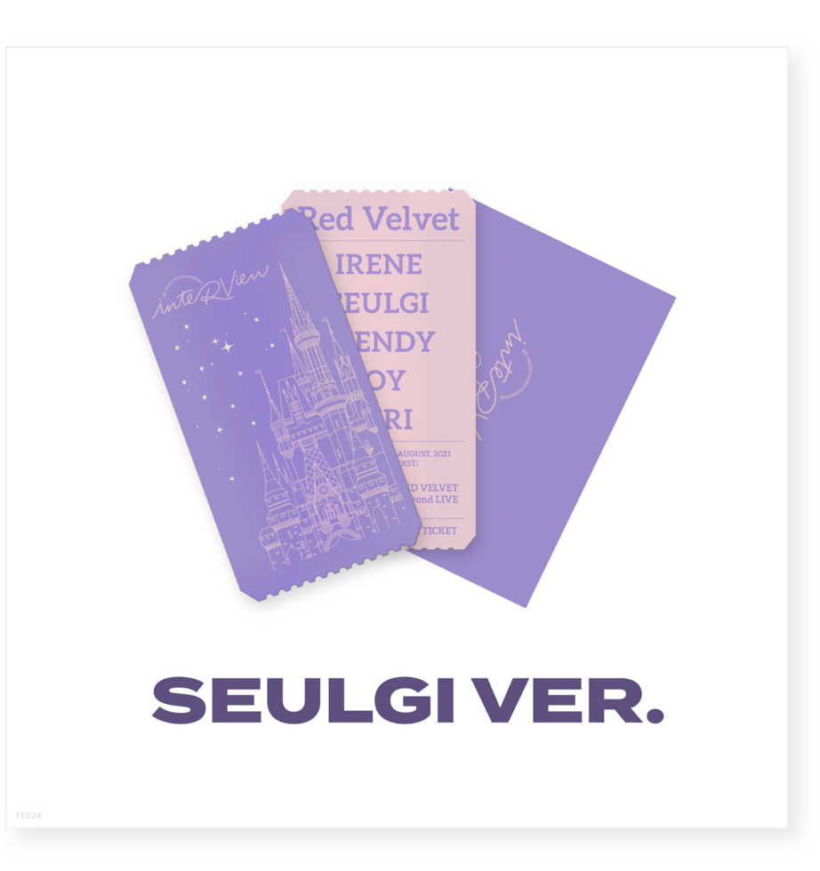 Red Velvet - แบบ SEULGI SPECIAL AR TICKET SET Beyond LIVE - ของสะสม Beyond LIVE - Red Velvet Online Fanmeeting - inteRView vol.7 : Queendom