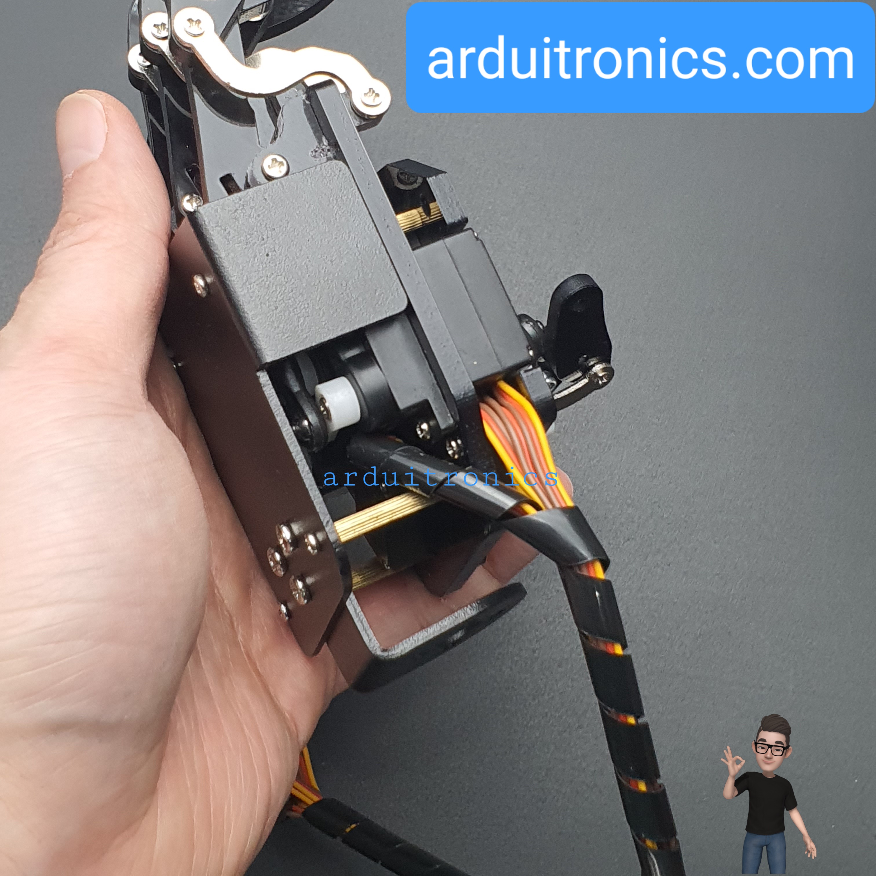 Robot Hand (Right) Kit ประกอบให้แล้วพร้อมใช้