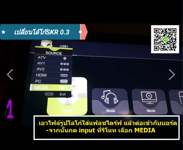 บอร์ด Universal SKR.671 Resolution 1920 x 1080 +รีโมท (มีเฟิร์มแวร์ในตัว)