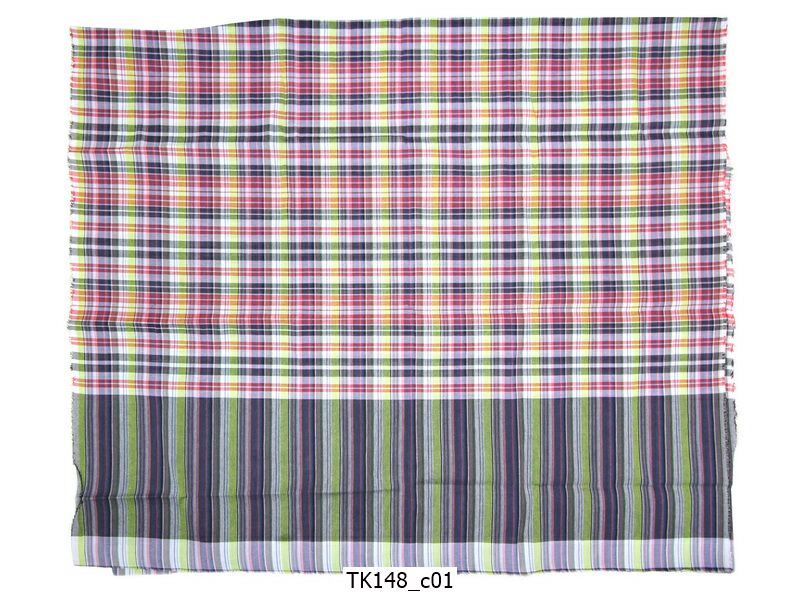 [2ม.] ผ้าขาวม้า TK148 แดง