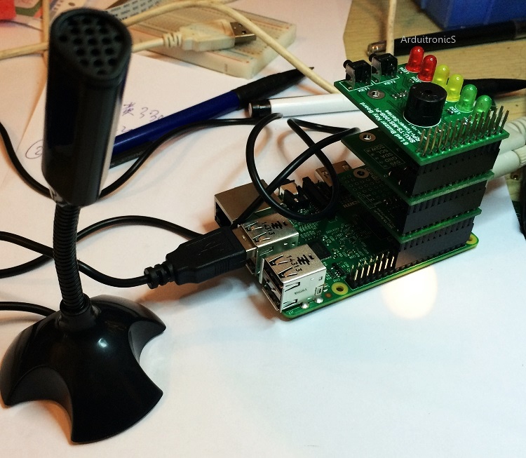 USB Desktop Microphone for Raspberry Pi