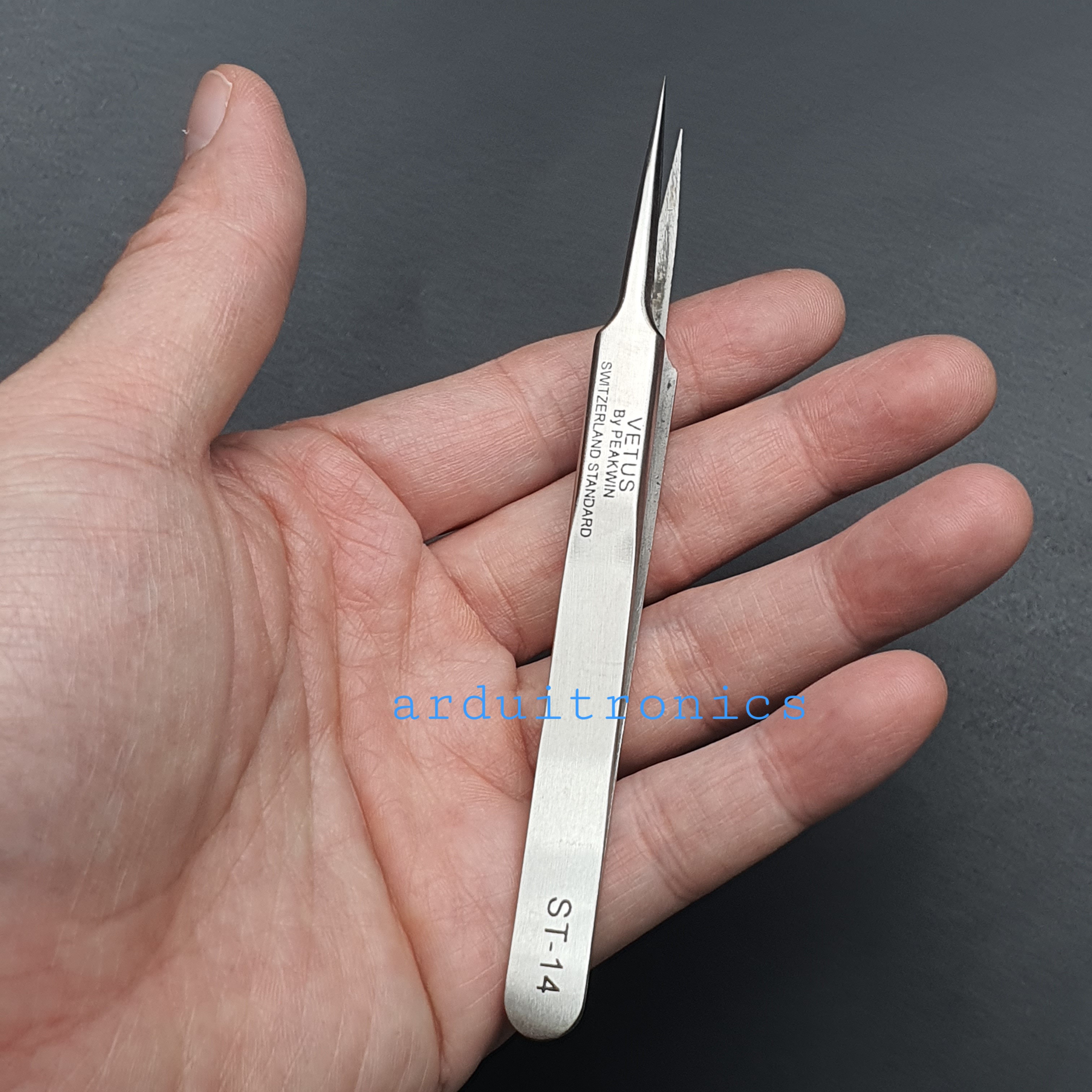 ชุดเซ็ท 8 ชิ้น คีมคีบ (Tweezer) ยี่ห้อ VETUS (ESD10 - ESD17)