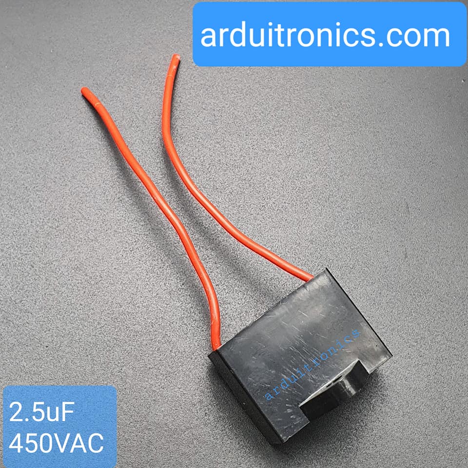 Fan Capacitors คาปาซิเตอร์พัดลม C พัดลม ตัวเก็บประจุพัดลม 450V 2.5 uF
