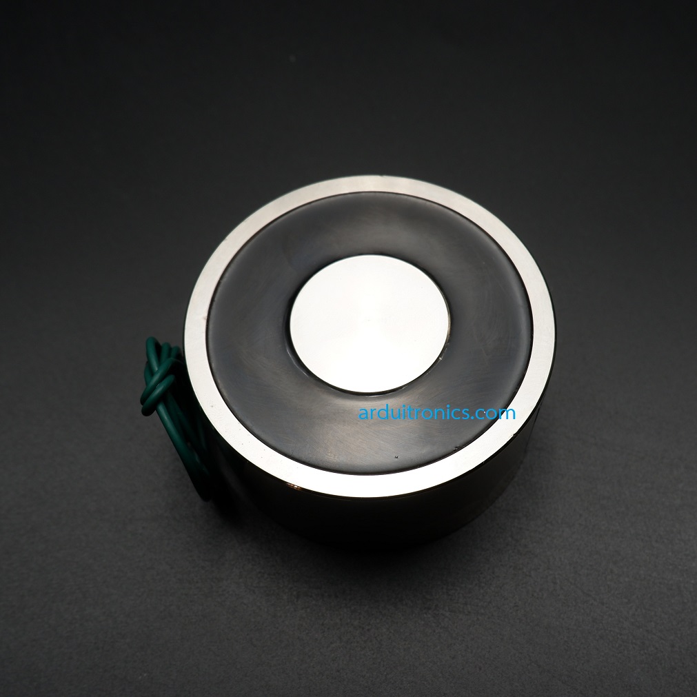 24V Electric Lifting Magnet 80Kg / Electromagnet Solenoid Lift Holding 80Kg