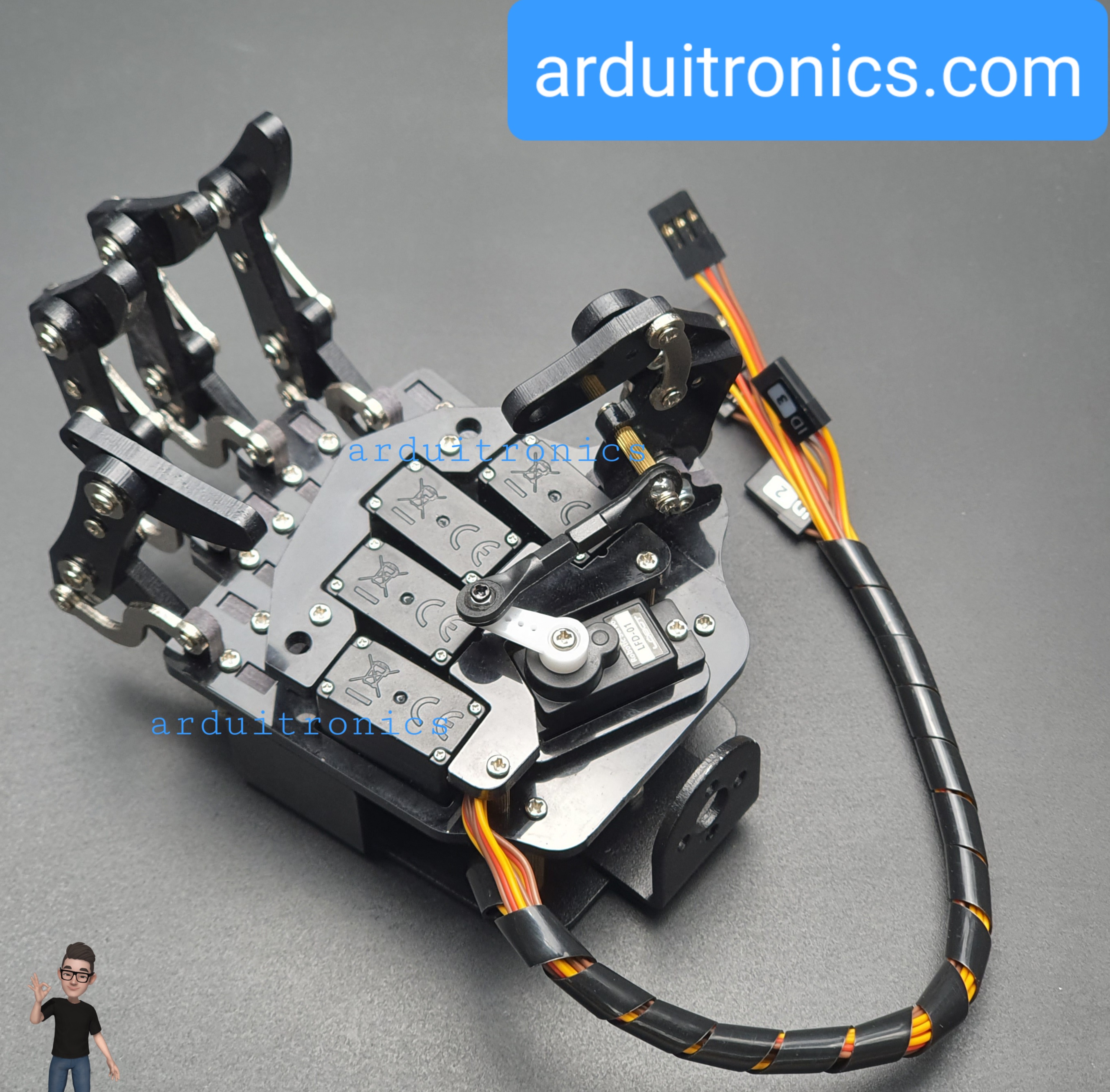 Robot Hand (Right) Kit ประกอบให้แล้วพร้อมใช้