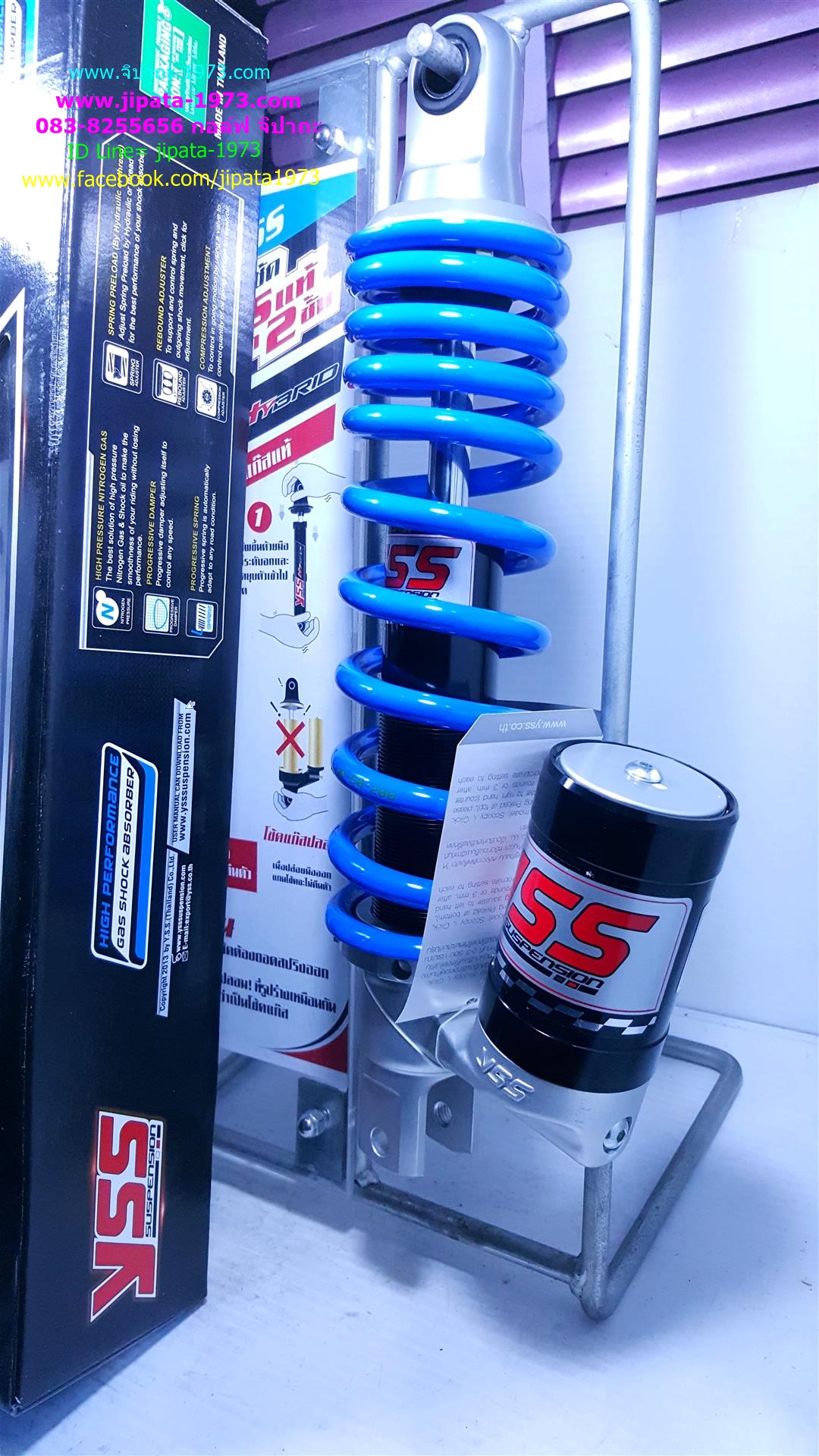 (Mio 125)โช้คอัพหลังเดี่ยว YSS รุ่น New C Euro สำหรับ Yamaha Mio 125