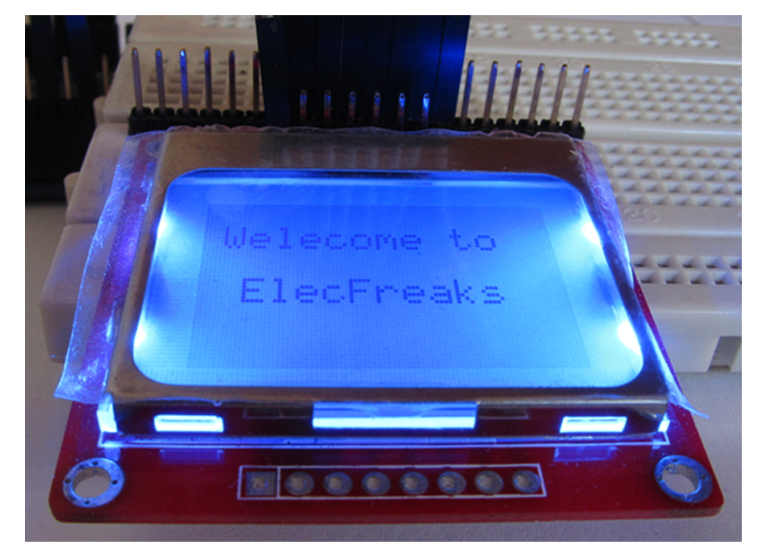 Nokia 5510 LCD Black on Blue