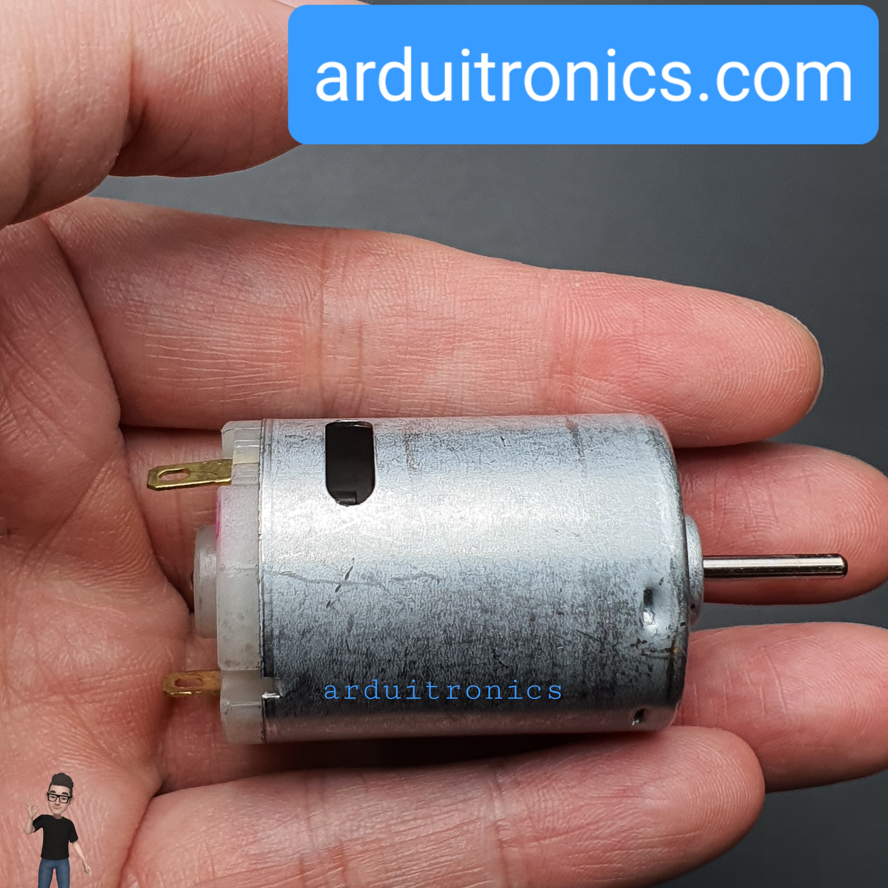 มอเตอร์ 385 DC Motor 12V (10,000 rpm)