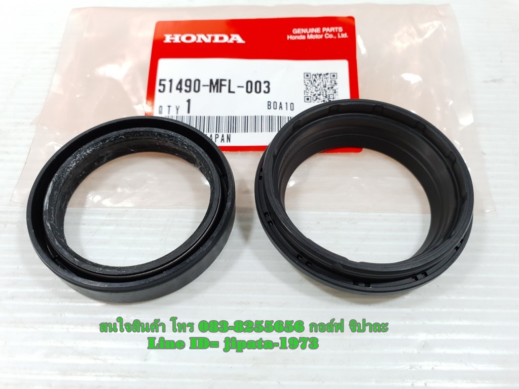 (CRF 250) ซีลโช้คหน้าและซีลกันฝุ่น Honda CRF 250L,CRF 250M,CRF 250 Rally แท้ (ราคาต่อชุด)