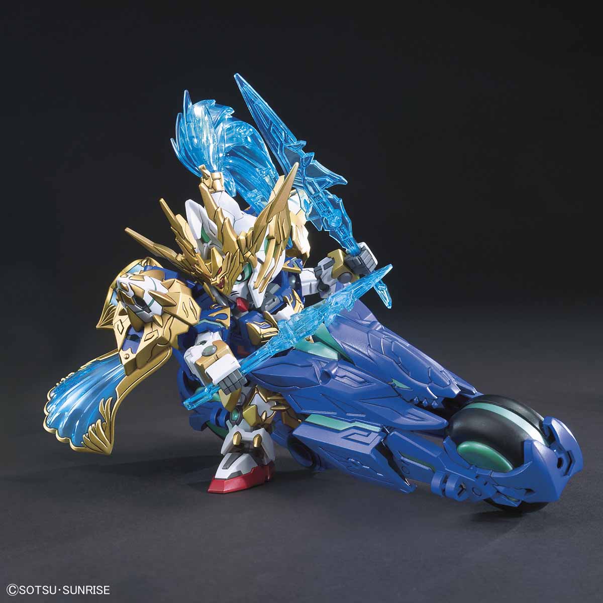 SD SANGOKU SOKETSUDEN Zhao Yun 00 GUNDAM& BLUE DRAGON DRIVE