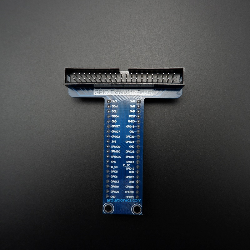 T Cobbler (GPIO Expansion) for Raspberry Pi with Free Cable (Blue PCB)