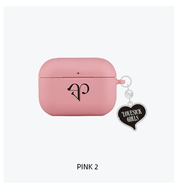 Blackpink - ของสะสม [THEALBUM] BLACKPINK - AIRPODS PRO CASE + KEYRING SET สีชมพู แบบที่ 2