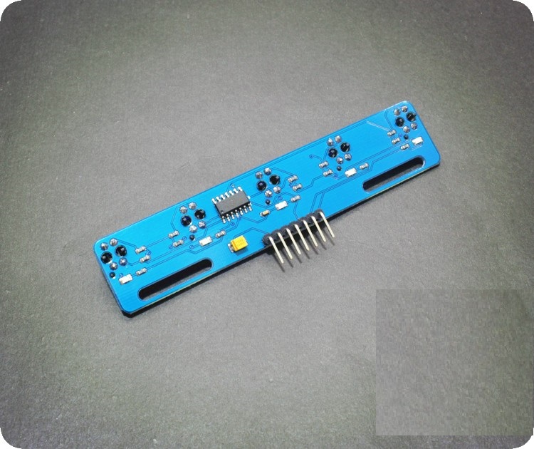 5-Way Infrared Line Tracking (โมดูลตรวจจับเส้นสำหรับ Smart Car) - TCRT5000L แถมสายไฟ