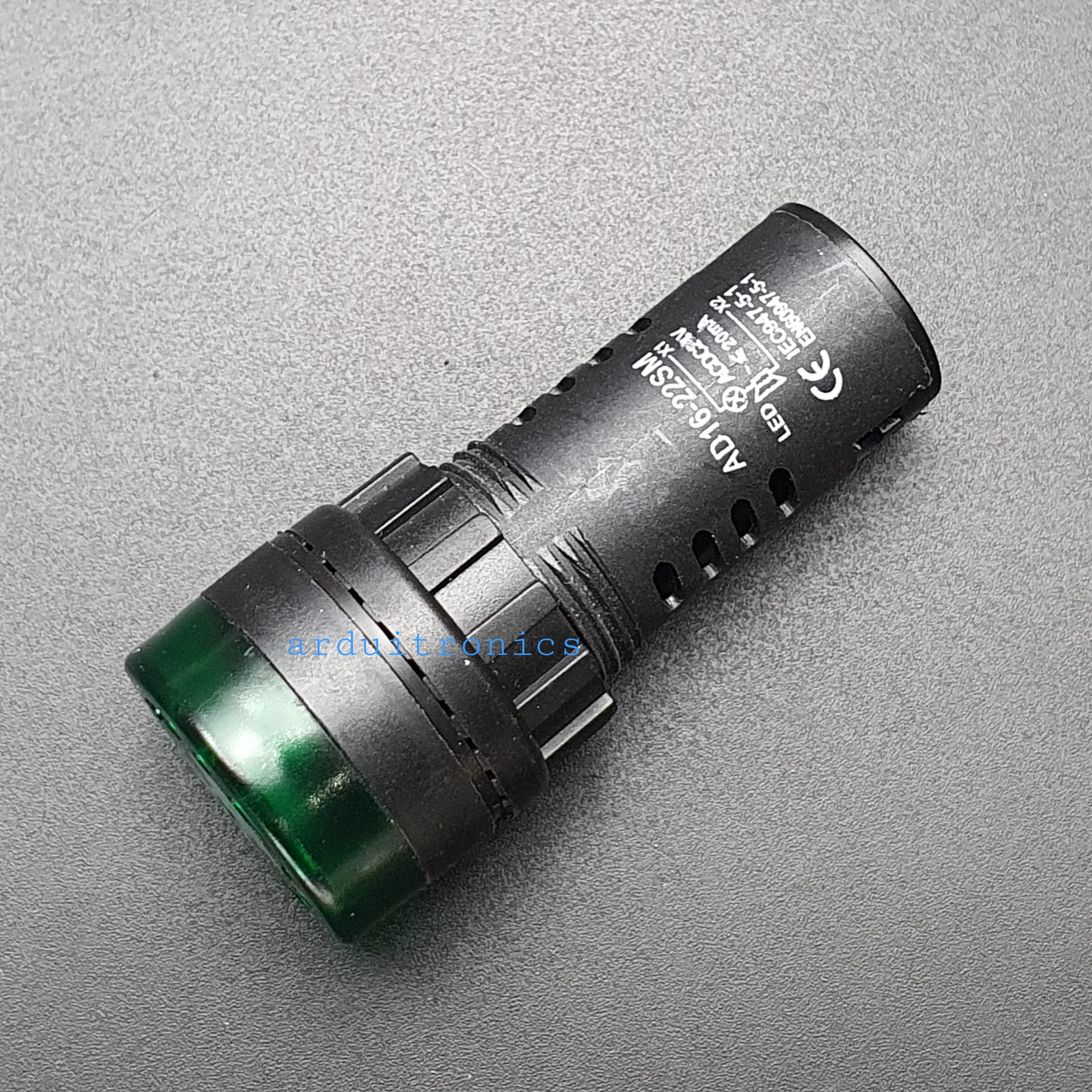 ไฟสีเขียว Buzzer LED Alert 24V เสียงและแสงสัญญาณเตือนภัย ออดไฟฟ้า 22mm