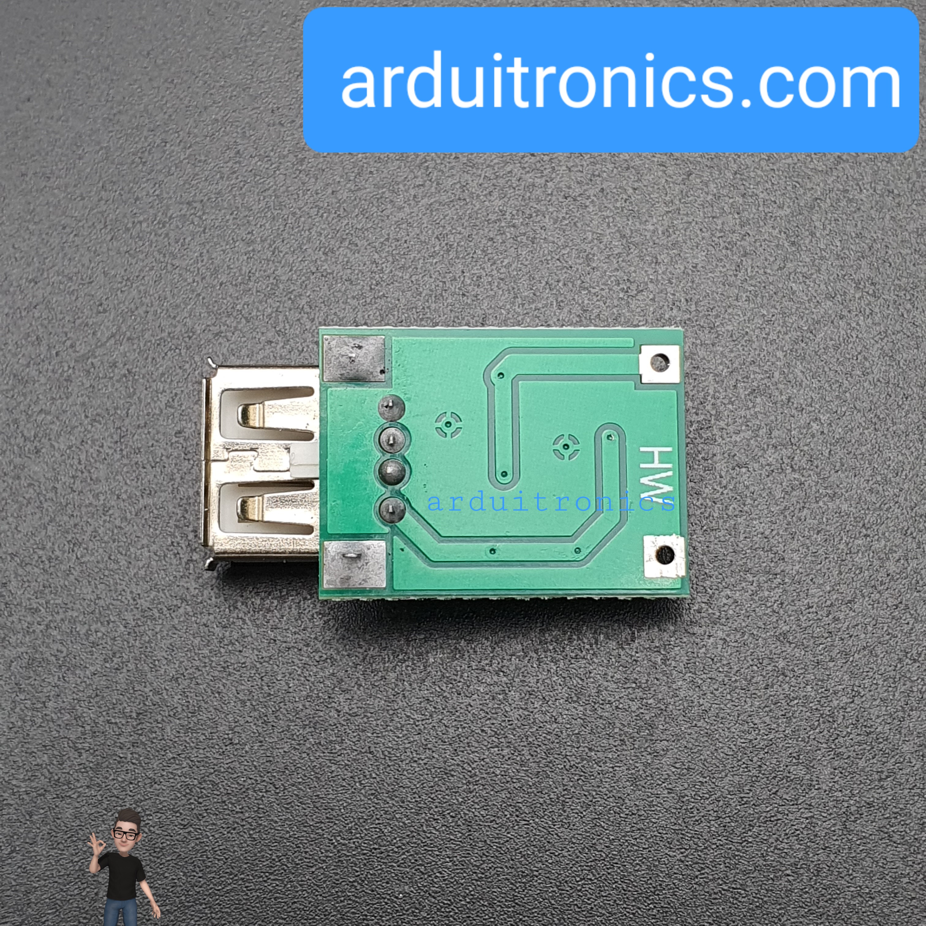 DC-to-DC Step Up Boost Converter Module with USB 600mA