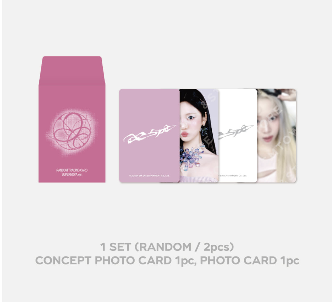 aespa - aespa WEEK – Armageddon : The Mystery Circle MD - Randon Trading Card set A ver สุ่ม