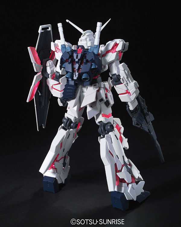 HGUC 1/144 RX-0 Unicorn Gundam (Destroy Mode) + Head Display Base Limited
