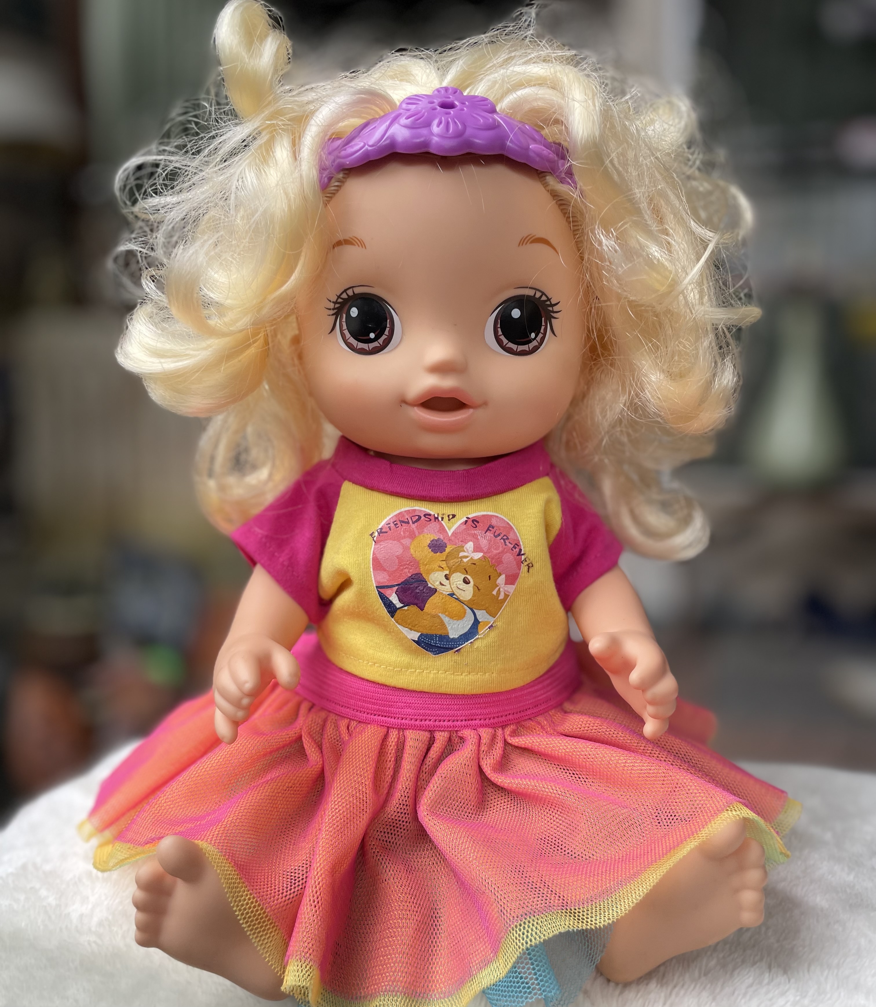 ตุ๊กตาเบบี้อไลฟ์ 12 นิ้ว Baby Alive ตุ๊กตาพูดได้ แขนขาขยับได้