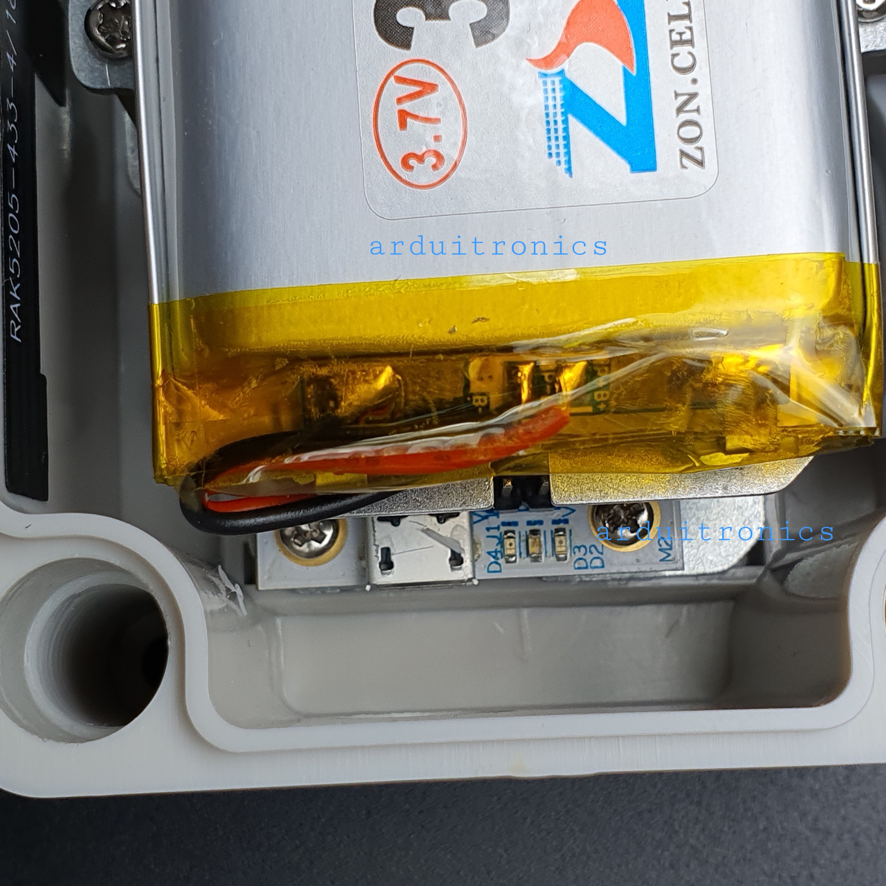 LoRa GPS Tracker Node RAK7205 - EU433 Outdoor and Waterproof Housing without Solar Panel