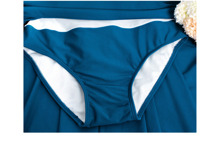 ***พรีออเดอร์***บิกินี่ชุดว่ายน้ำวันพีซ one-piece สีส้มตัดต่อกระโปรงสีดำ เล่นดีเทลแต่งลายสานกันช่วงอก กระโปรงกางเกงด้านใน สดใสน่ารักรับลมทะเล สวยเหมือนแบบค่ะ