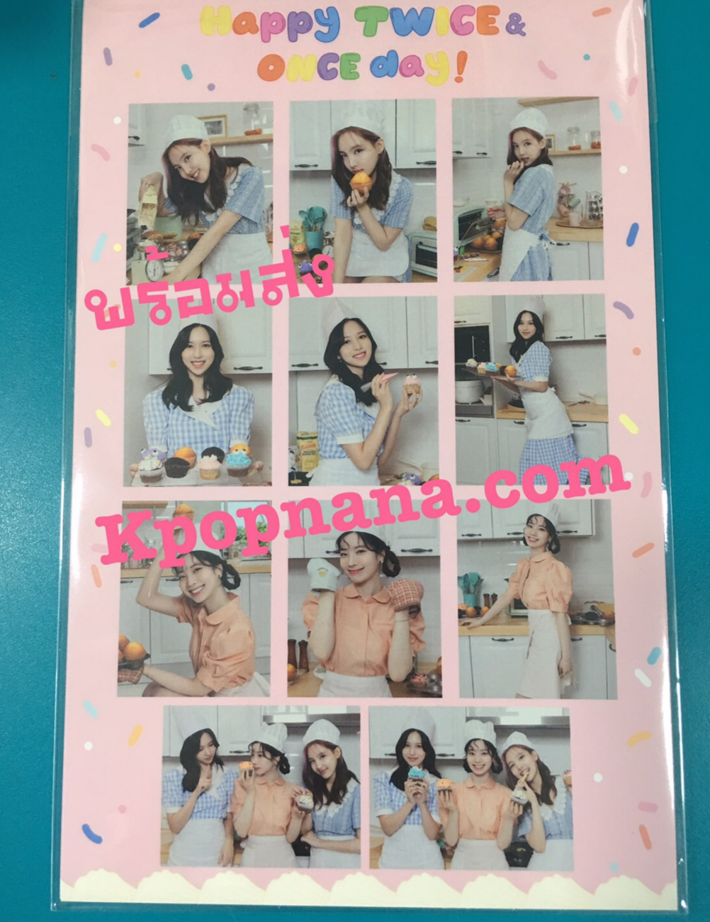 TWICE -TWICE 6TH ANNIVERSARY HAPPY TWICE & ONCE DAY! - Sticker set พร้อมส่ง