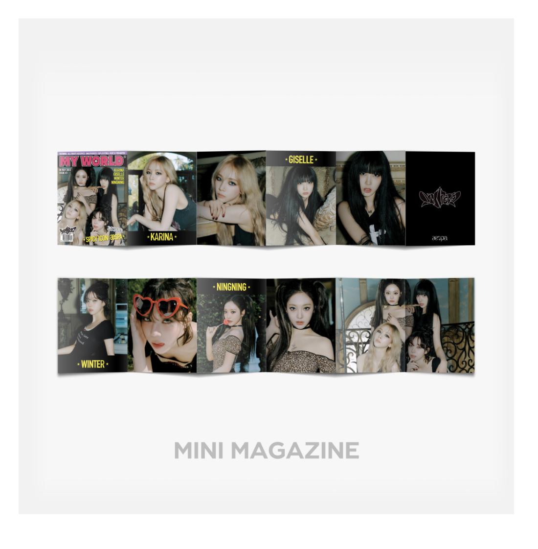 aespa - my world md - cushion key ring - แบบ winter