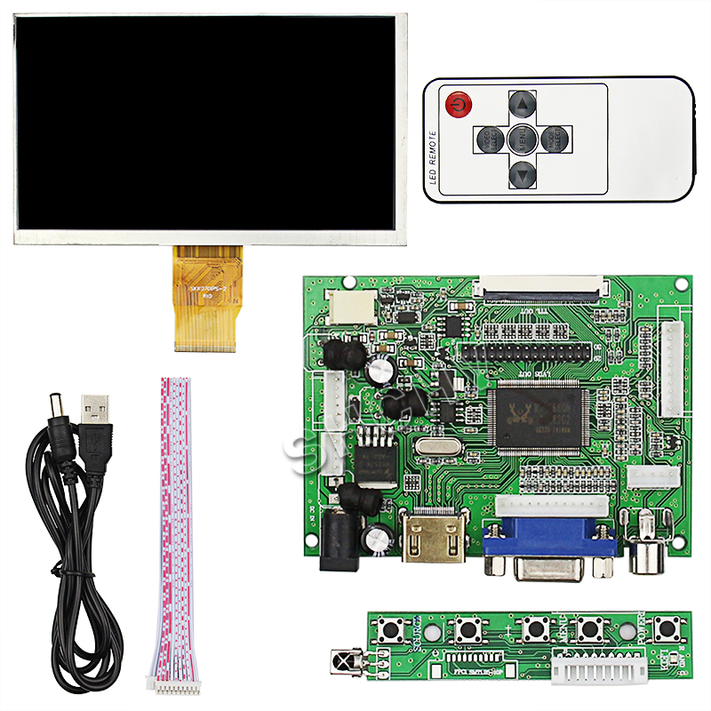 7 inch HD Desktop Display for Raspberry Pi + กรอบและฐานตั้ง (Version 3)