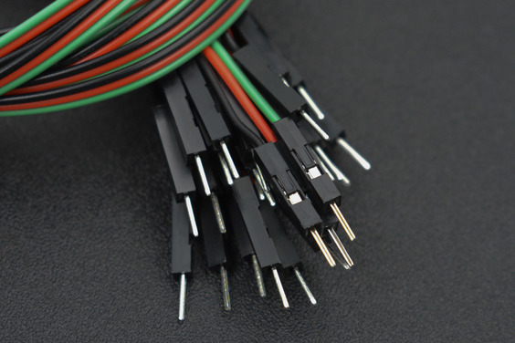 Gravity: 3 Pin PH2.0 to DuPont Male Connector Digital Cable Pack (30cm) - แท้จาก DFRobot