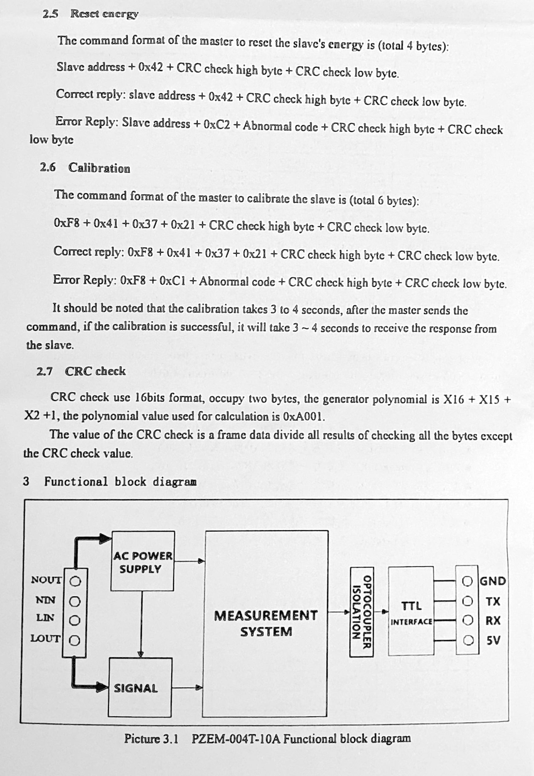 PZEM-004T-100A-D-P(V1.0) Upgrade Version AC Digital Power Energy Meter Module + Coil Current Transformer